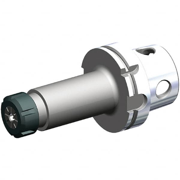 Kennametal - 1mm to 13mm Capacity, 100mm Projection, Modular Connection, ER20 Collet Chuck - 131.95mm OAL, 63mm Shank Diam - Exact Tooling