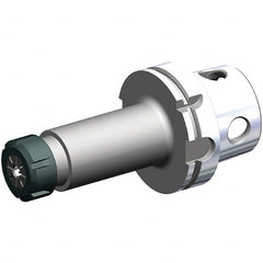 Kennametal - 1mm to 16mm Capacity, 120mm Projection, Modular Connection, ER25 Collet Chuck - 151.95mm OAL, 63mm Shank Diam - Exact Tooling