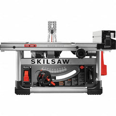 Skilsaw - 10" Blade Diam, Table Saw - 5,000 RPM, 36" Table Depth x 34" Table Width, 120 Volts, 15 Amps, 5/8" Arbor - Exact Tooling