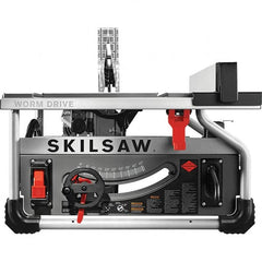 Skilsaw - 10" Blade Diam, Table Saw - 5,300 RPM, 13-13/32" Table Depth x 20" Table Width, 120 Volts, 15 Amps, 5/8" Arbor - Exact Tooling