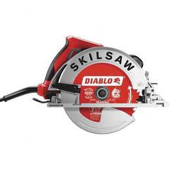 Skilsaw - 15 Amps, 7-1/4" Blade Diam, 5,300 RPM, Electric Circular Saw - 120 Volts, 10' Cord Length, 5/8" Arbor Hole, Left Blade - Exact Tooling