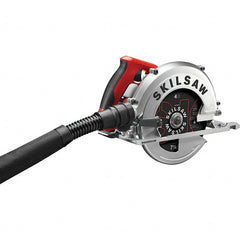 Skilsaw - 15 Amps, 7-1/4" Blade Diam, 5,300 RPM, Electric Circular Saw - 120 Volts, 10' Cord Length, 5/8" Arbor Hole, Left Blade - Exact Tooling