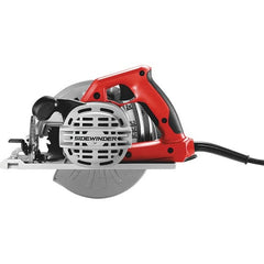 Skilsaw - 15 Amps, 7-1/4" Blade Diam, 5,300 RPM, Electric Circular Saw - 120 Volts, 10' Cord Length, 5/8" Arbor Hole, Left Blade - Exact Tooling