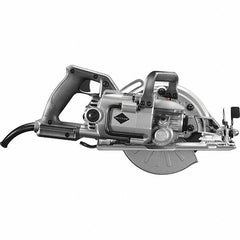 Skilsaw - 15 Amps, 7-1/4" Blade Diam, 5,300 RPM, Electric Circular Saw - 120 Volts, 8' Cord Length, 7/8" Arbor Hole, Left Blade - Exact Tooling