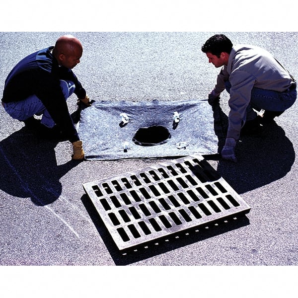UltraTech - 4' Long x 3' Wide, Ultra X-TEX Drain Guard - Black, Use for Stormwater/Construction Compliance - Exact Tooling