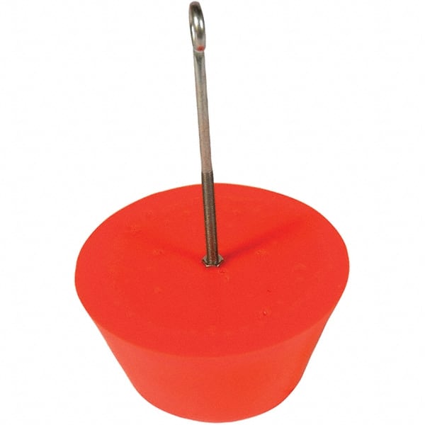 UltraTech - 9" Long x 8' Wide, Polyurethane Drain Plug - 8" Diam, Orange, Use for Spill Response - Exact Tooling