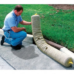 UltraTech - 8' Long x 8' Wide, Polypropylene Grate Guard - 9" Diam, Black, Use for Stormwater/Construction Compliance - Exact Tooling