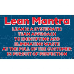 NMC - Banners Message Type: Safety Reinforcement & Motivational Legend: Lean Mantra - Exact Tooling