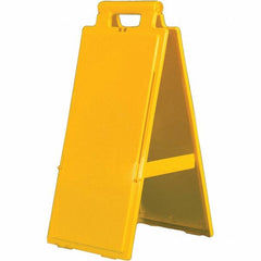 PRO-SAFE - Cone & A Frame Floor Signs Shape: A-Frame Type: Restroom, Janitorial & Housekeeping - Exact Tooling