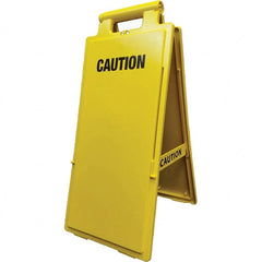PRO-SAFE - Cone & A Frame Floor Signs Shape: A-Frame Type: Restroom, Janitorial & Housekeeping - Exact Tooling