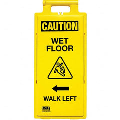 PRO-SAFE - Cone & A Frame Floor Signs Shape: A-Frame Type: Restroom, Janitorial & Housekeeping - Exact Tooling