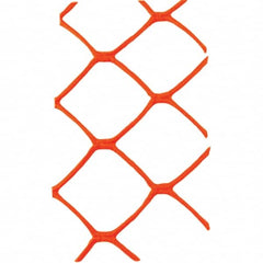 PRO-SAFE - 100' Long x 4' High, Orange Reusable Safety Fence - Exact Tooling