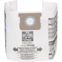 Ridgid - Vacuum Cleaner Bags Bag Type: Dust Collection Bag Vacuum Tank Capacity: 10.00 Gal - Exact Tooling