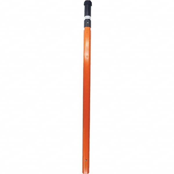 PRO-SAFE - 8' High, Traffic Sign Mounting Hardware - Steel, Compatible with 114" High x 18" Wide Signs, Orange - Exact Tooling