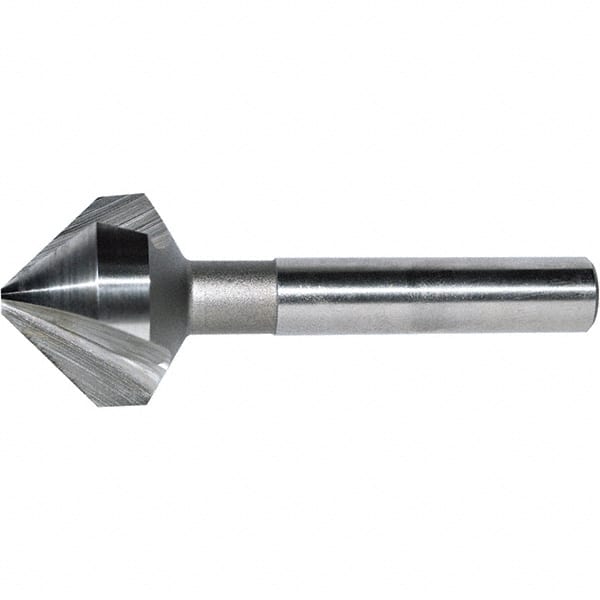 Keo - 5/16" Head Diam, 1/4" Shank Diam, 3 Flute 100° Cobalt Countersink - Exact Tooling
