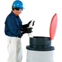 UltraTech - 11" High x 24-1/2" Diam, Polyethylene, Open Head Funnel - 5 Gal Drum/Pail Capacity - Exact Tooling