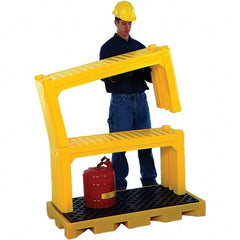 UltraTech - 4' Long x 1.2' Wide x 24" High, Spill Containment Stacking Shelf - Compatible with Spill Pallets & Decks - Exact Tooling