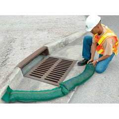 UltraTech - 750' Long" x 11" Wide Gravel Bag - Green Geotextile, For Stormwater - Exact Tooling