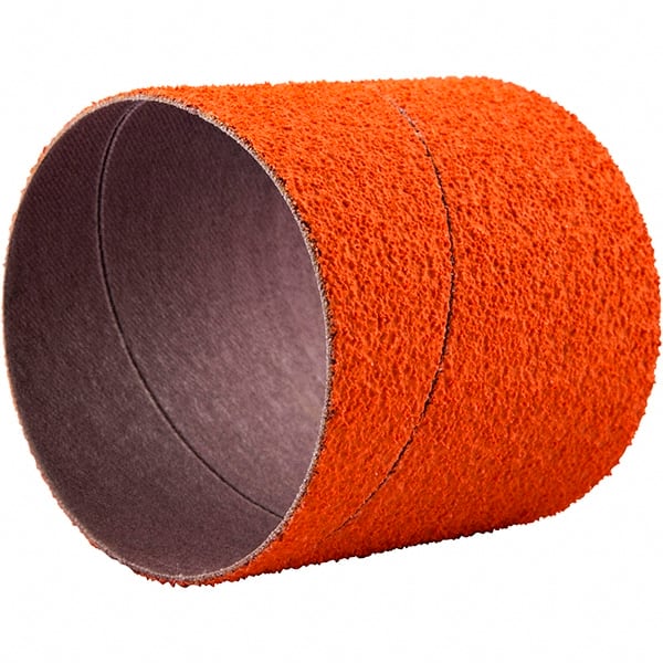 Norton - 60 Grit Ceramic Coated Spiral Band - 3" Diam x 3" Wide - Exact Tooling