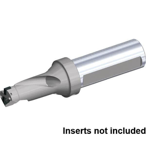 Kennametal - 1-3/4" Max Drill Depth, 2xD, 7/8" Diam, Indexable Insert Drill - 2 Inserts, 1" Shank Diam, Flange Shank - Exact Tooling