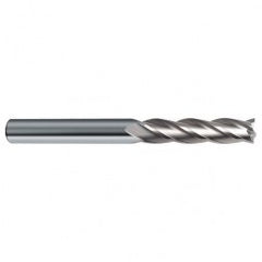 1 Dia. x 6 Overall Length 6-Flute Square End Solid Carbide SE End Mill-Round Shank-Center Cut-Uncoated - Exact Tooling