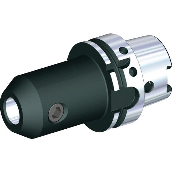 Kennametal - HSK125A 4.9" Shank Diam Taper Shank 3/4" Hole End Mill Holder/Adapter - 1-3/4" Nose Diam, 3-3/4" Projection, Through Coolant - Exact Tooling