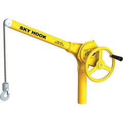 Sky Hook - 500 Lb Steel Lifting Hook Crane - Exact Tooling