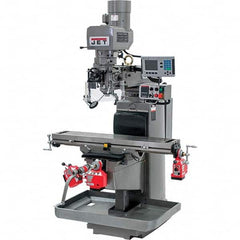 Jet - 42 x 9" 230V Electronic Variable Speed Control 3 Phase Knee Milling Machine - Exact Tooling
