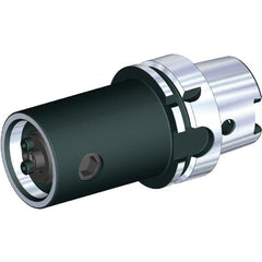 Kennametal - KM80 System Size, Modular Tool Holding System Adapter - 130mm Projection, 80mm Body Diam, 192.9mm OAL, Through Coolant - Exact Tooling