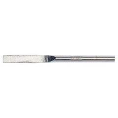 0.020″ × 1/8″ Electroplated Diamond File Flat 100 Grit 5/8″ Diamond - Exact Tooling