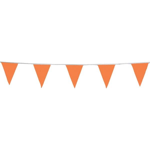 PRO-SAFE - Pennants Color: Orange Overall Length (Feet): 60.00 - Exact Tooling