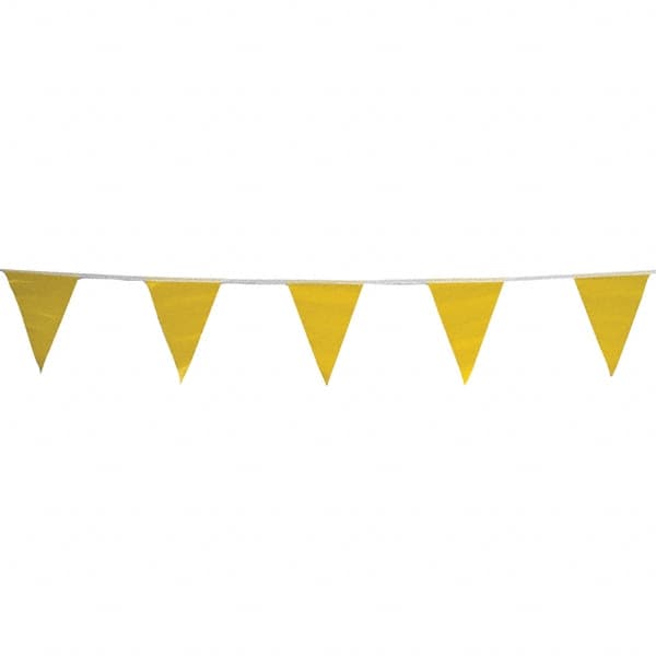 PRO-SAFE - Pennants Color: Yellow Overall Length (Feet): 60.00 - Exact Tooling