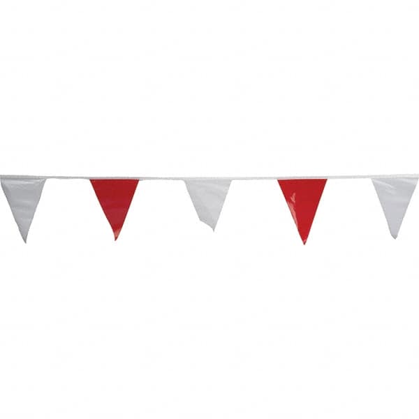 PRO-SAFE - Pennants Color: Red/White Overall Length (Feet): 60.00 - Exact Tooling