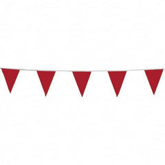 PRO-SAFE - Pennants Color: Red Overall Length (Feet): 100.00 - Exact Tooling