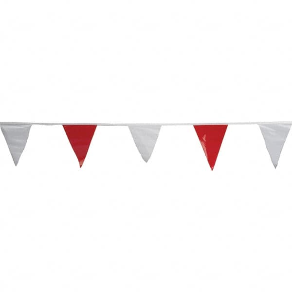 PRO-SAFE - Pennants Color: Red/White Overall Length (Feet): 100.00 - Exact Tooling