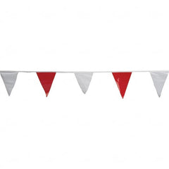 PRO-SAFE - Pennants Color: Red/White Overall Length (Feet): 100.00 - Exact Tooling