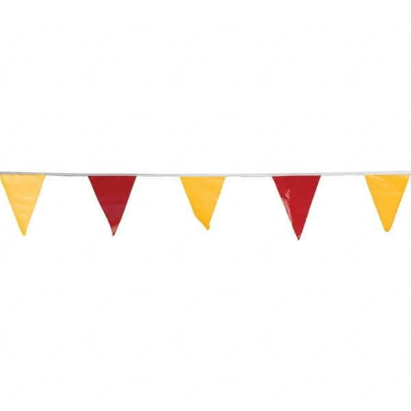 PRO-SAFE - Pennants Color: Red/Yellow Overall Length (Feet): 105.00 - Exact Tooling