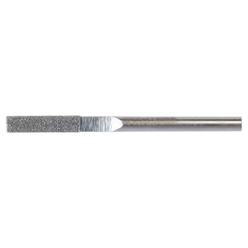 0.120″ × 0.040″ Electroplated Diamond File Flat 100 Grit 5/8″ Diamond - Exact Tooling