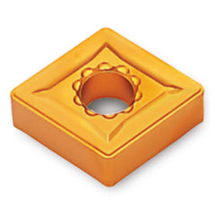 Turning Insert:  CNMG643RT TT5080,  Solid Carbide AlTiN & TiN Finish,  Neutral,  0.7600″ Long,  3/4″ Inscribed Circle,  0.0470″ Corner Radius,  80.0 &deg N/A Diamond,  Series  CNMG