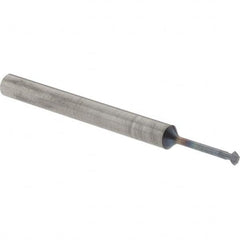 Accupro - 5/64° 5/64" Cut Diam, 0.039" Cut Width, 1/8" Shank, Solid Carbide Double-Angle Cutter - Exact Tooling