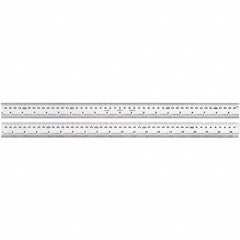 Starrett - Steel Rules Length (Inch): 19-1/2 Graduation Style: Zero-Centered - Exact Tooling