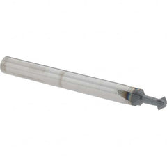 Accupro - 5/32° 5/32" Cut Diam, 0.078" Cut Width, 3/16" Shank, Solid Carbide Double-Angle Cutter - Exact Tooling
