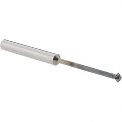 Accupro - 5/32° 5/32" Cut Diam, 0.078" Cut Width, 3/16" Shank, Solid Carbide Double-Angle Cutter - Exact Tooling