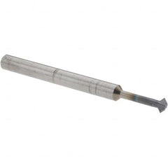 Accupro - ° 3mm Cut Diam, 0.059" Cut Width, 1/8" Shank, Solid Carbide Double-Angle Cutter - Exact Tooling