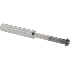 Accupro - 5/16° 5/16" Cut Diam, 1/8" Cut Width, 5/16" Shank, Solid Carbide Double-Angle Cutter - Exact Tooling