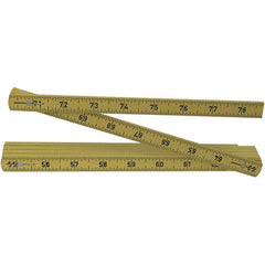 Wiha - Folding Rules Overall Length (Feet): 6.50 Graduation (Inch): 3/32 - Exact Tooling