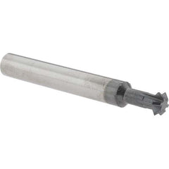 Accupro - 5/16° 5/16" Cut Diam, 1/8" Cut Width, 5/16" Shank, Solid Carbide Double-Angle Cutter - Exact Tooling