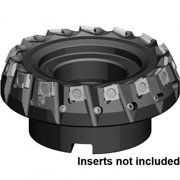 Kennametal - 125mm Cut Diam, 40mm Arbor Hole, 6.5mm Max Depth of Cut, 20° Indexable Chamfer & Angle Face Mill - 12 Inserts, SPHX 15T6... Insert, Right Hand Cut, 12 Flutes, Through Coolant, Series Fix-Perfect - Exact Tooling