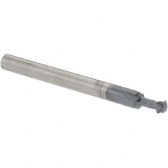 Accupro - 1/8° 1/8" Cut Diam, 0.062" Cut Width, 1/8" Shank, Solid Carbide Double-Angle Cutter - Exact Tooling