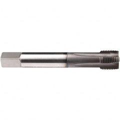 Emuge - 1/2-13 UNC 4 Flute BT Plug Spiral Flute Tap - High Speed Steel, GLT-1 Finish, 4.331" OAL, Right Hand Flute, Right Hand Thread, Series Rekord B-Z - Exact Tooling
